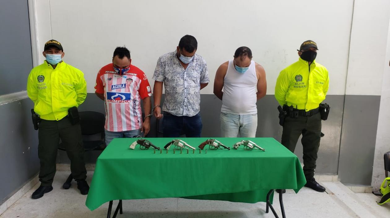 Alfredo Luis Martínez Caballero, de 34 años; Jonathan José Mendoza Toscano, de 37 años, y Bresneider Osvaldo Zúñiga González, de 35.