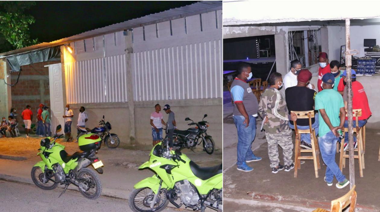 Bodega que era usada para toques de El Rey de Rocha.