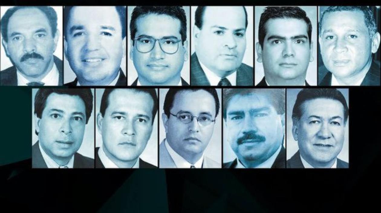 Los 11 diputados asesinados.
