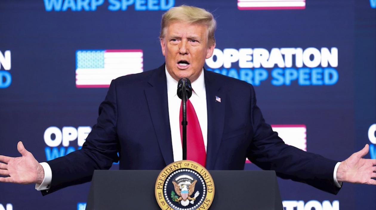 Donald Trump, Presidente de Estados Unidos.