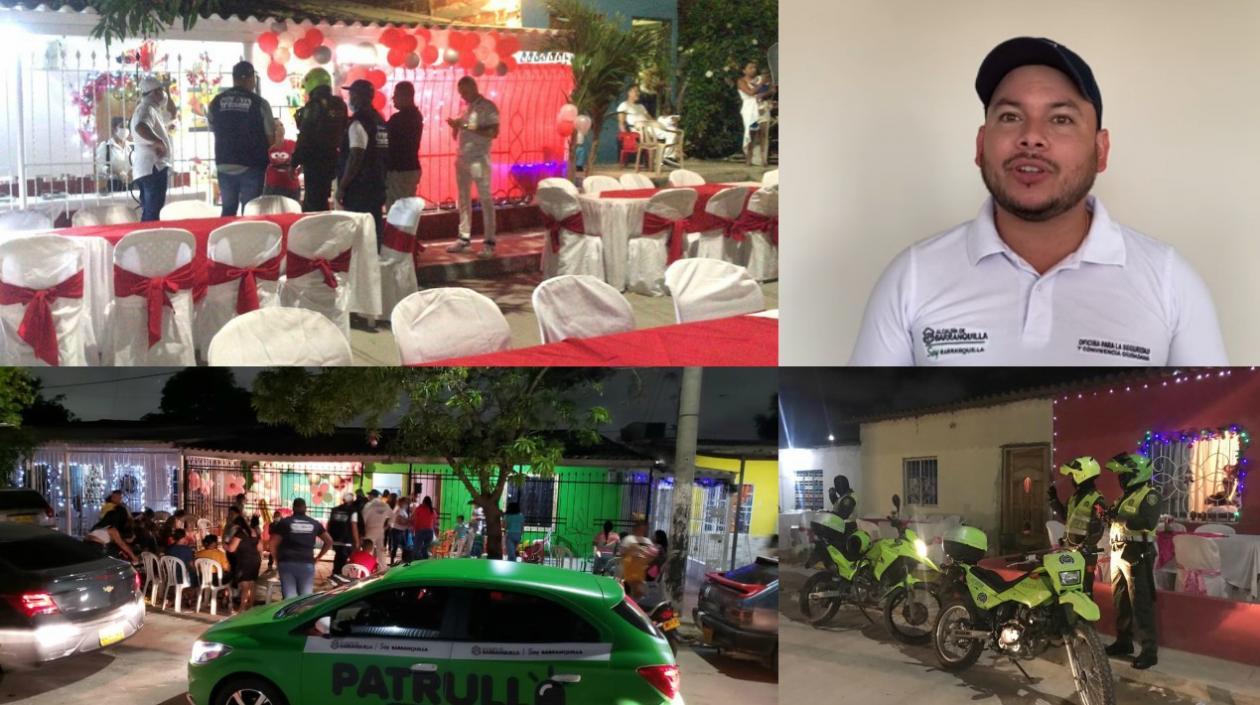 Nelson Patrón, jefe de la Oficina de Seguridad, hizo un balance de la noche de velitas.