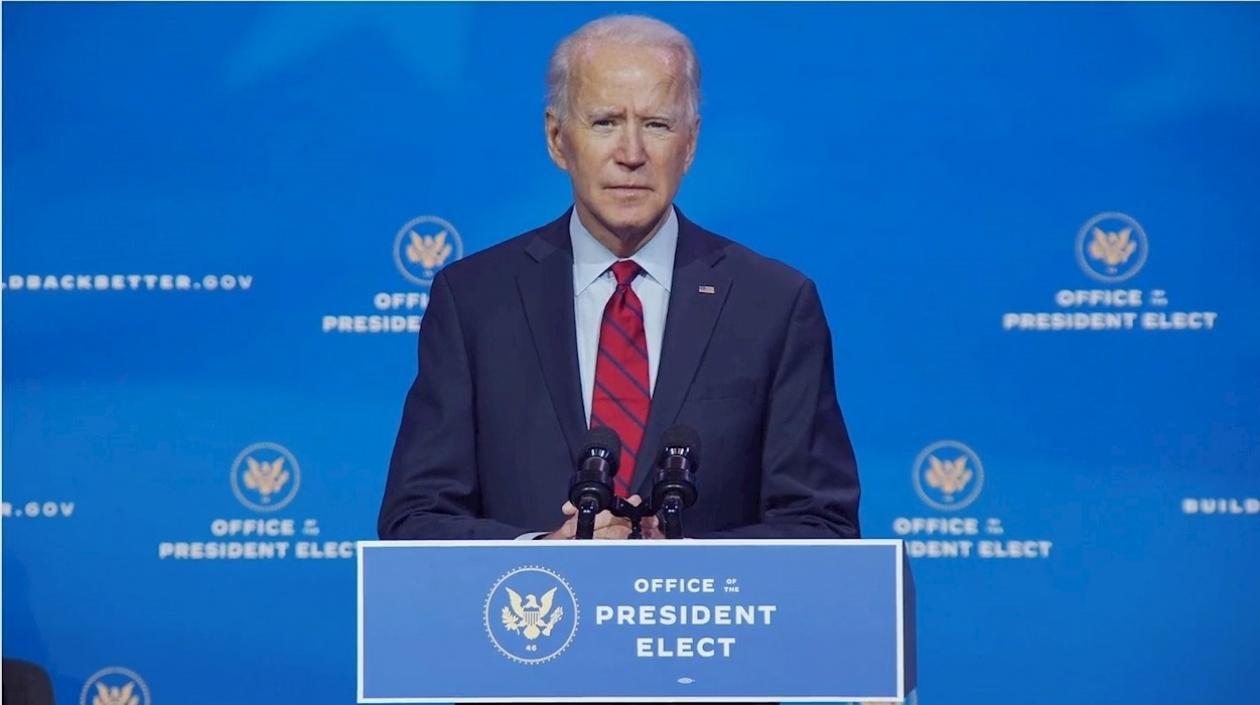 Joe Biden, presidente electo de Estados Unidos.