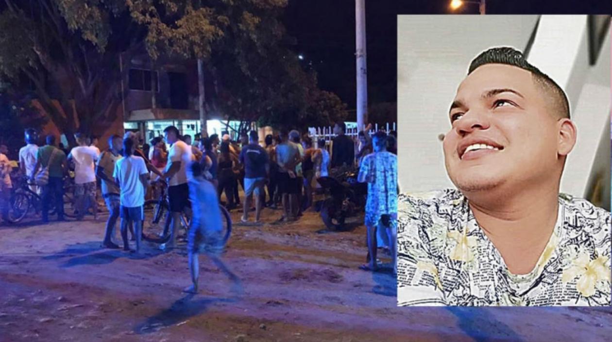 La víctima Jairo Negrete Arenga.