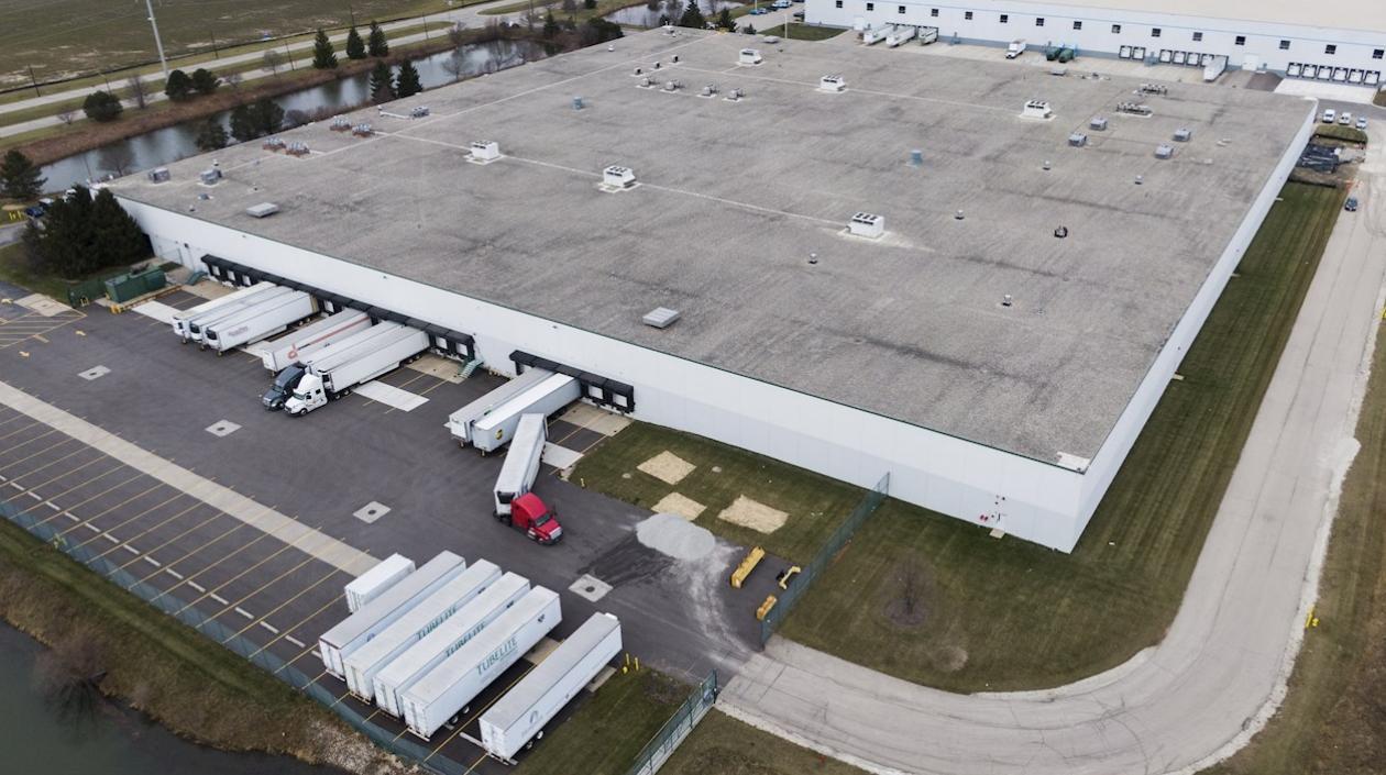 Imagen de la planta de Pfizer en Wisconsin.