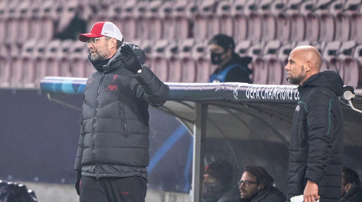 Jürgen Klopp, técnico del Liverpool. 