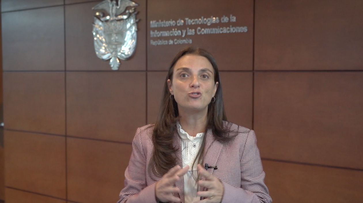 La Ministra de las TIC, Karen Abudinen.