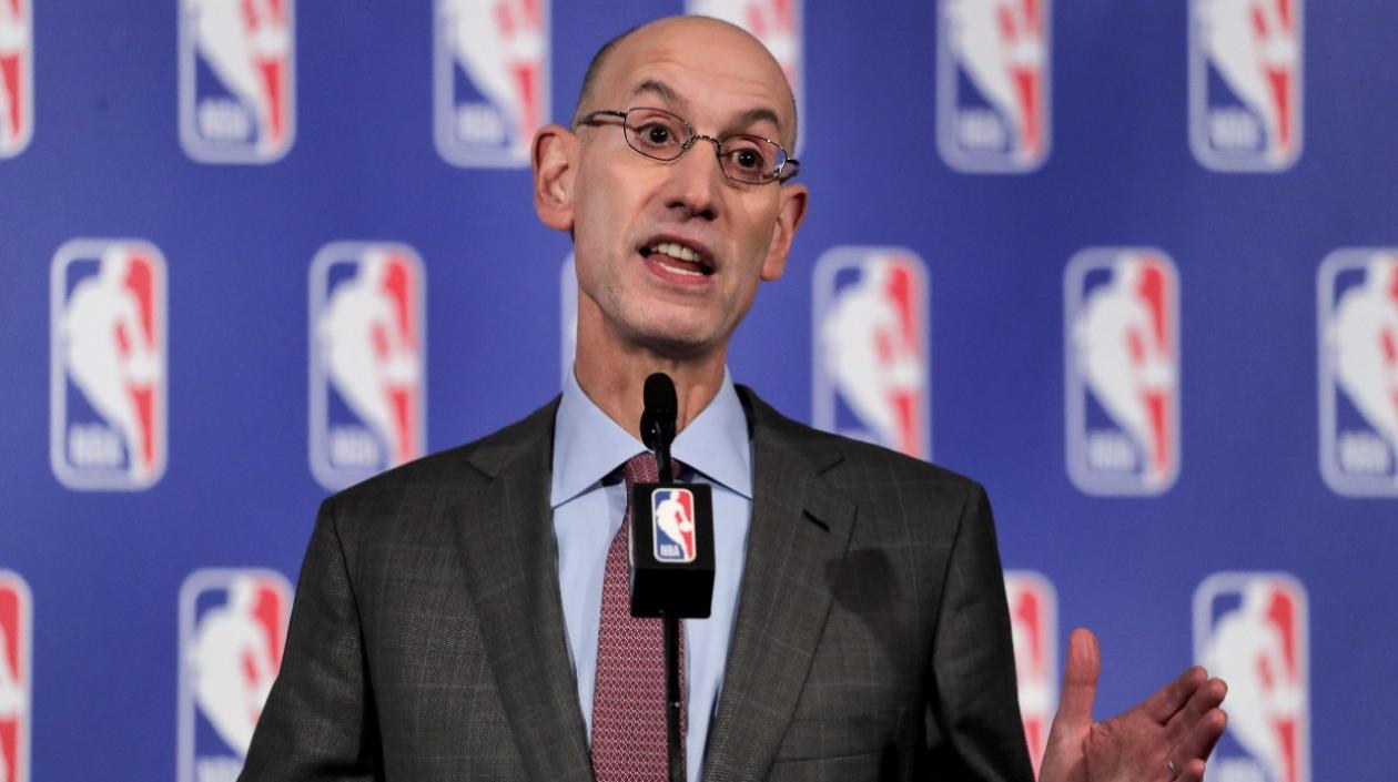 Adam Silver, comisionado de la NBA. 