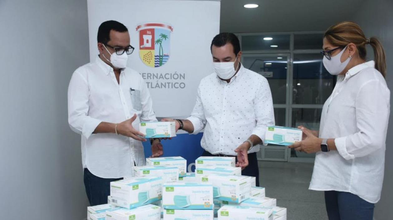 Donación de elementos de bioseguridad.