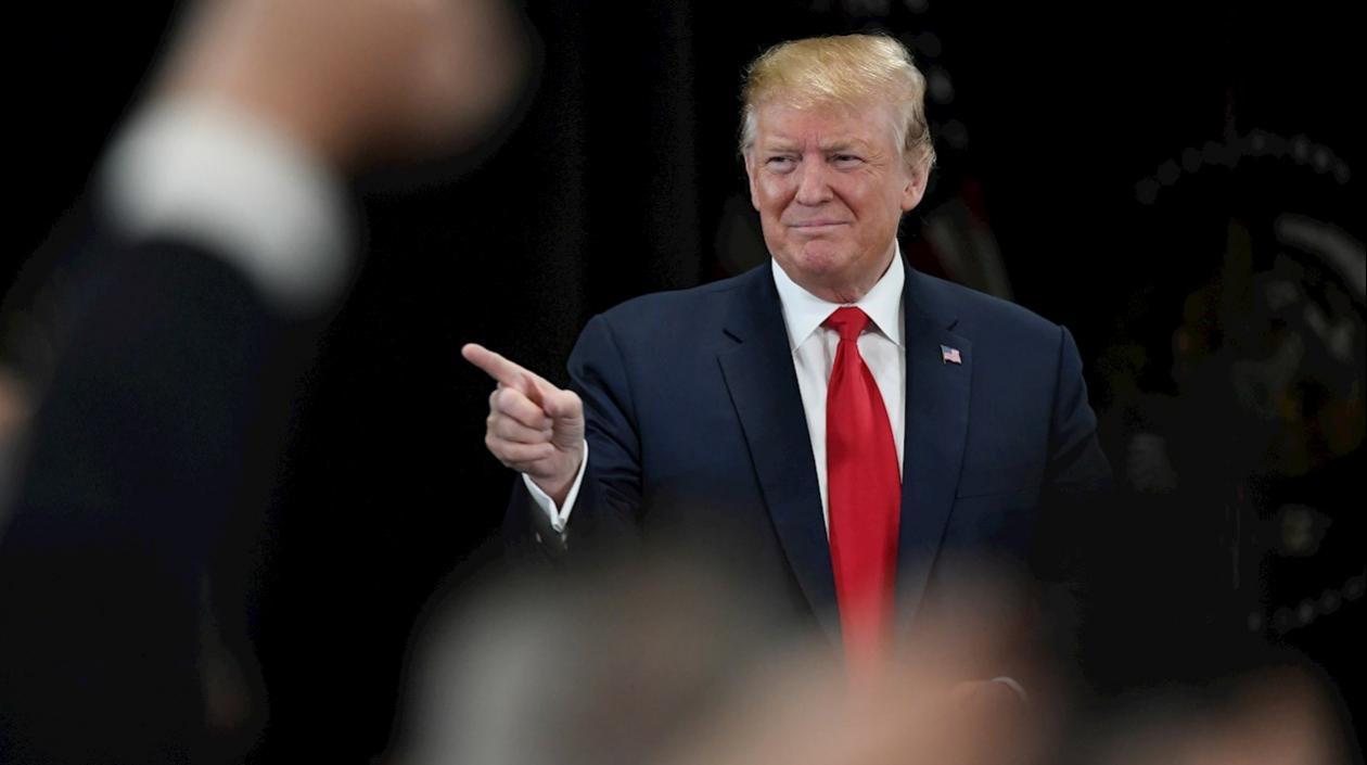 El presidente estadounidense saliente, Donald Trump.