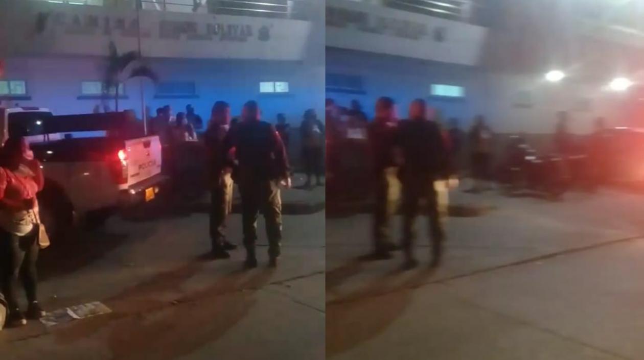 La Policía llegó hasta el Camino Simón Bolívar, donde falleció la víctima. 