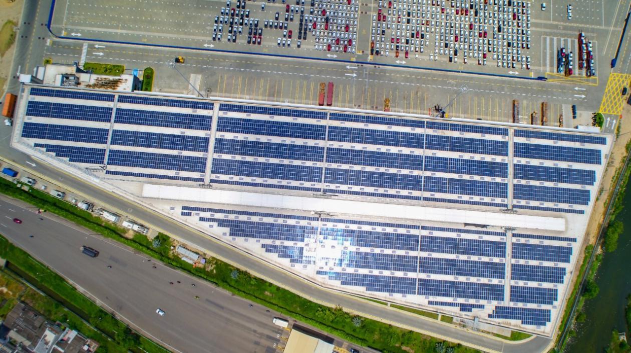 Energía solar en el Puerto de Cartagena.