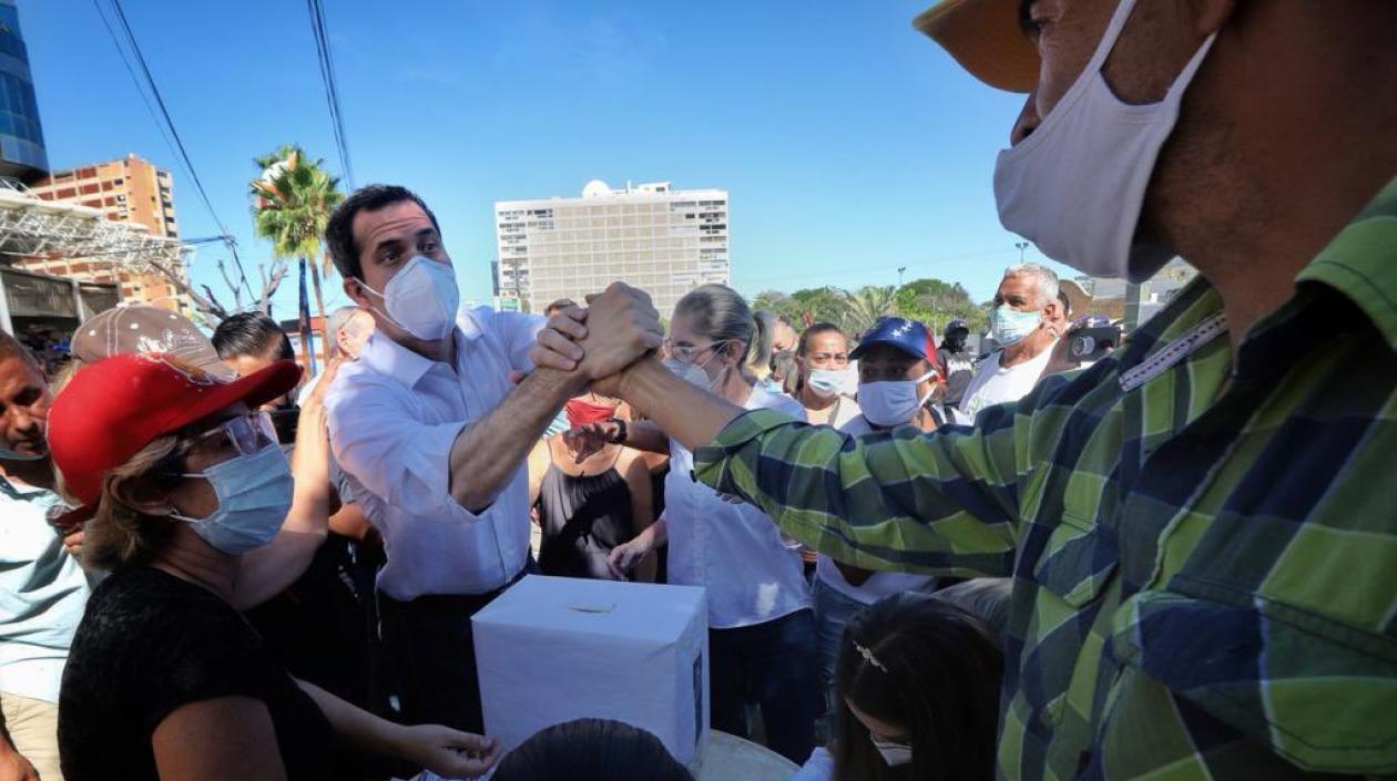 El líder opositor venezolano Juan Guaidó.