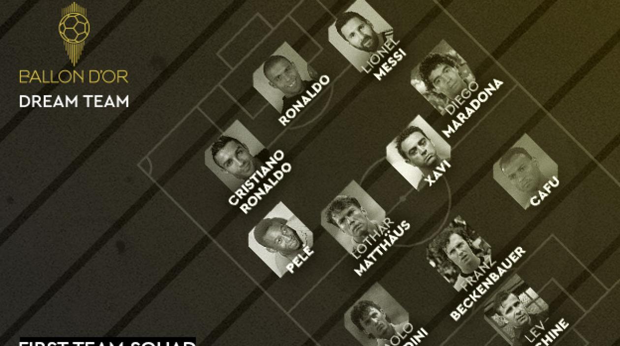 El 11 del mejor equipo de la historia.