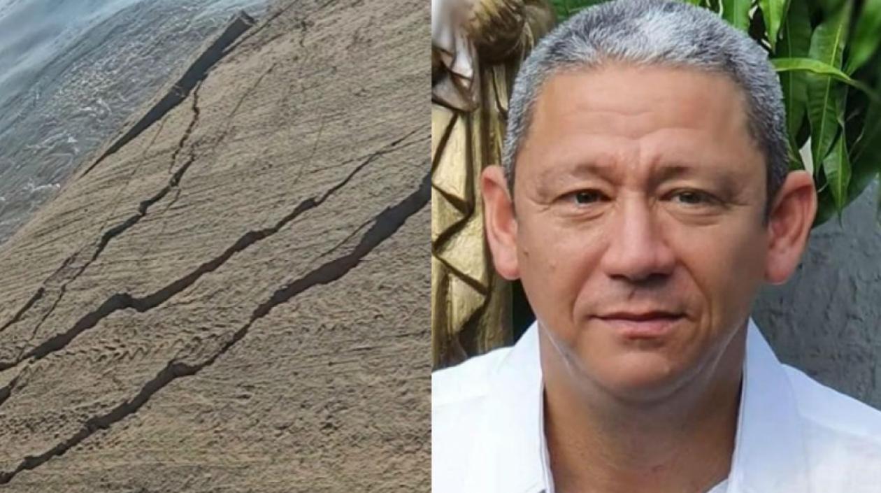 El alcalde de Salamina, Luis Ramón Orozco.