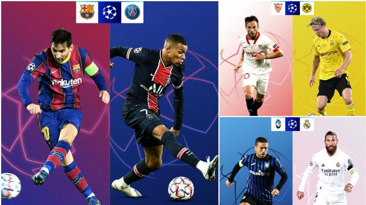 Emparejamientos de la Liga de Campeones.