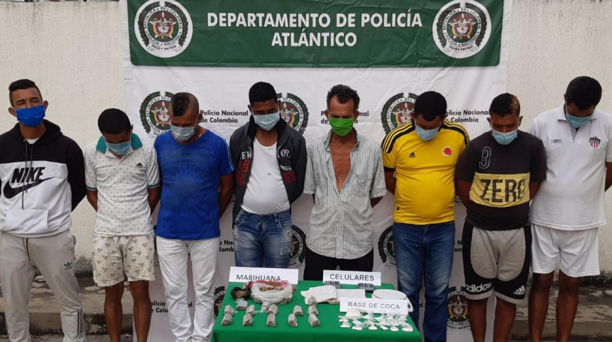 Los capturados quedaron a disposición de la Fiscalía. 