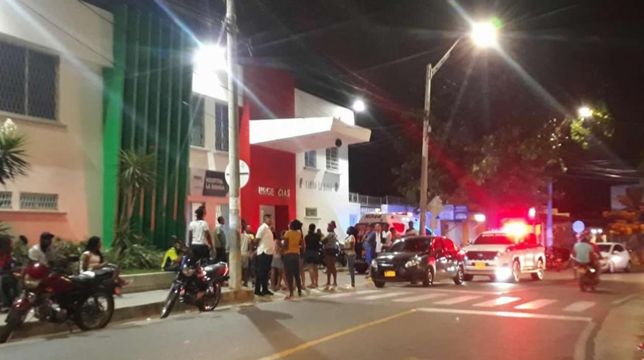 El joven ingresó sin signos vitales al Camino La Manga.