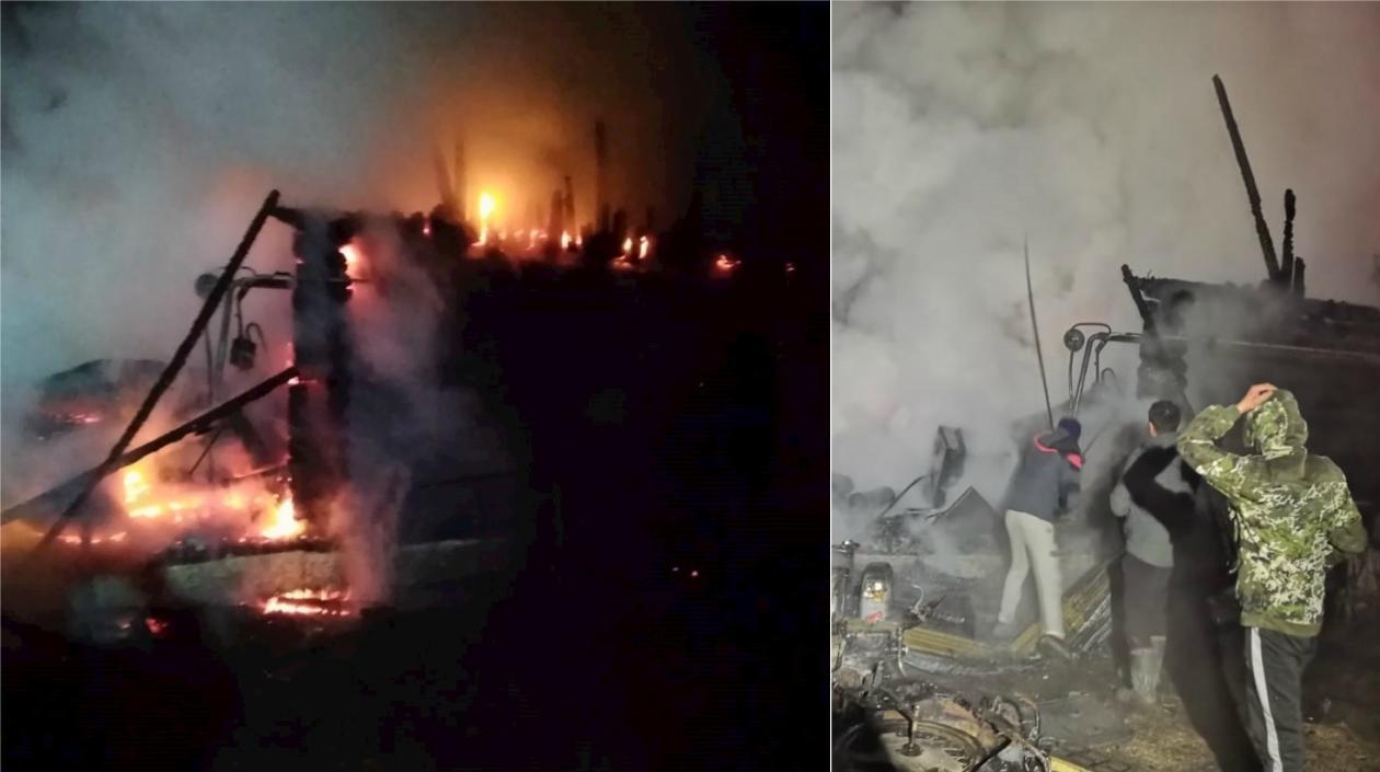  El siniestro, cuya causas se desconocen, se produjo en la localidad de Ishbúldino.