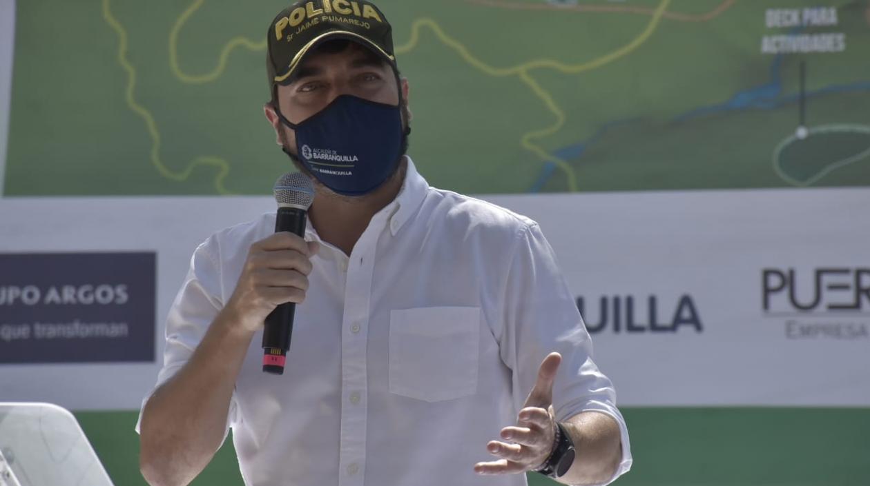 El alcalde Jaime Pumarejo