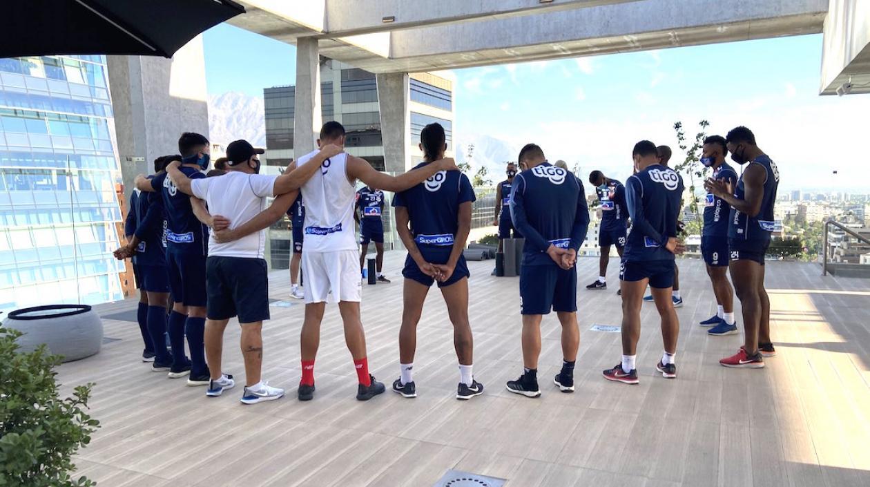 Jugadores junioristas en territorio chileno.