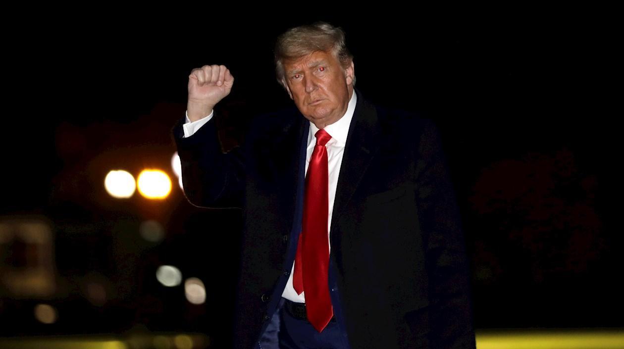 El presidente saliente de Estados Unidos, Donald Trump.