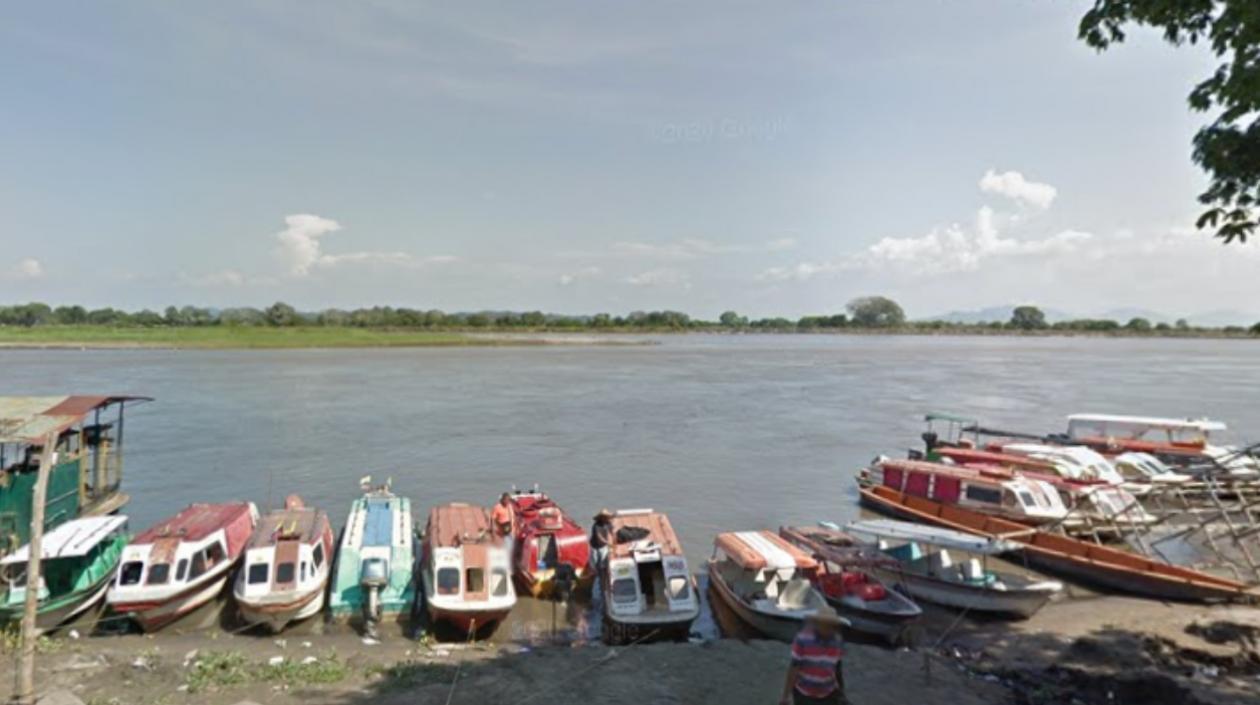 Aspecto del río Magdalena desde el municipio de El Banco. 