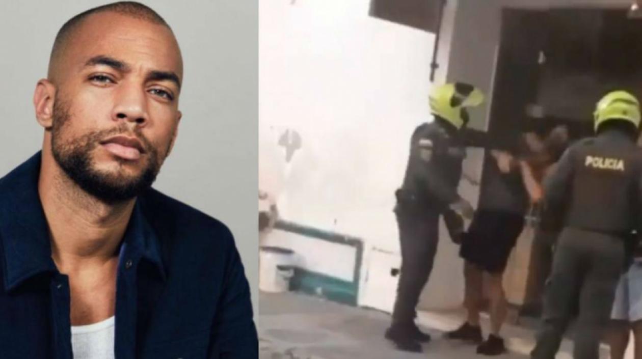 El actor Kendrick Sampson y la agresión del policía.
