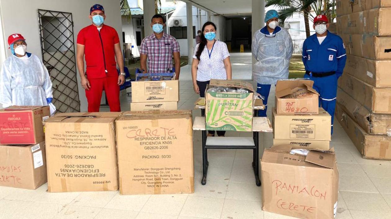 El lote de elementos entregados.