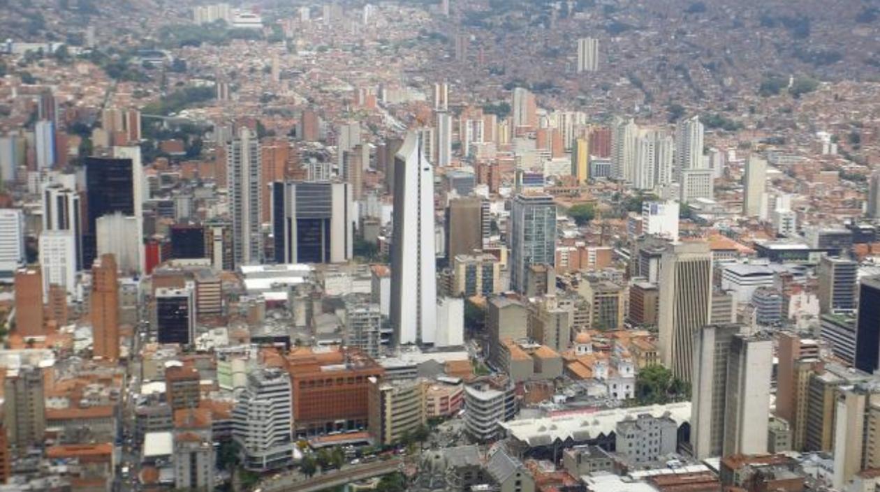 Panoramica de Medellín. 