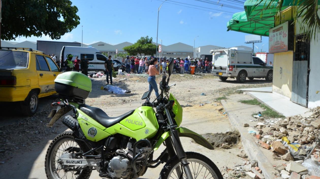 El presunto delincuente murió en el mismo lugar de los hechos. 