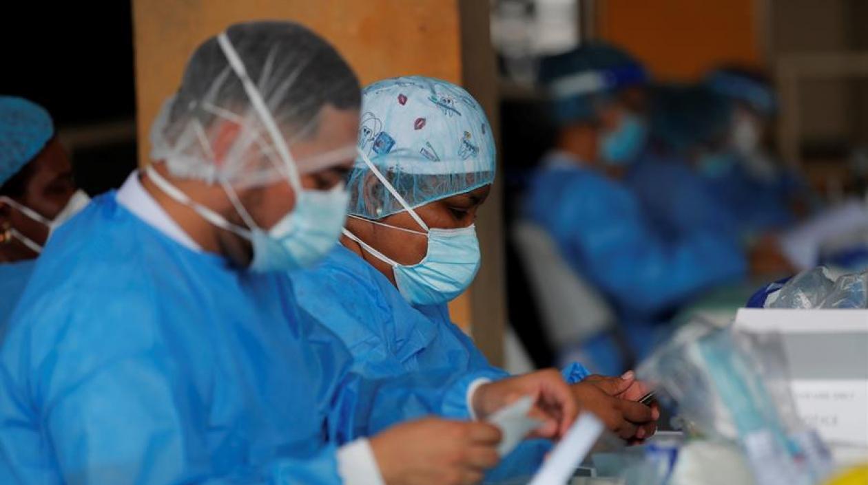 Personal de salud en Panamá. 