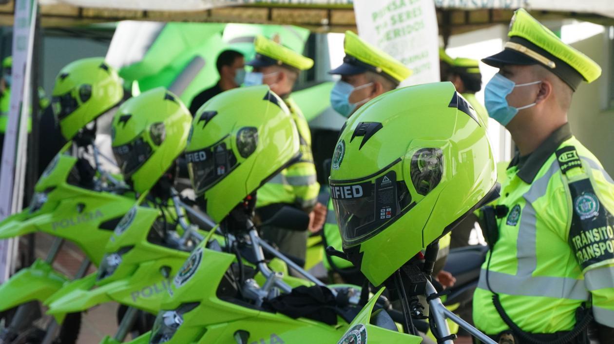 Policía de Tránsito de Barranquilla.