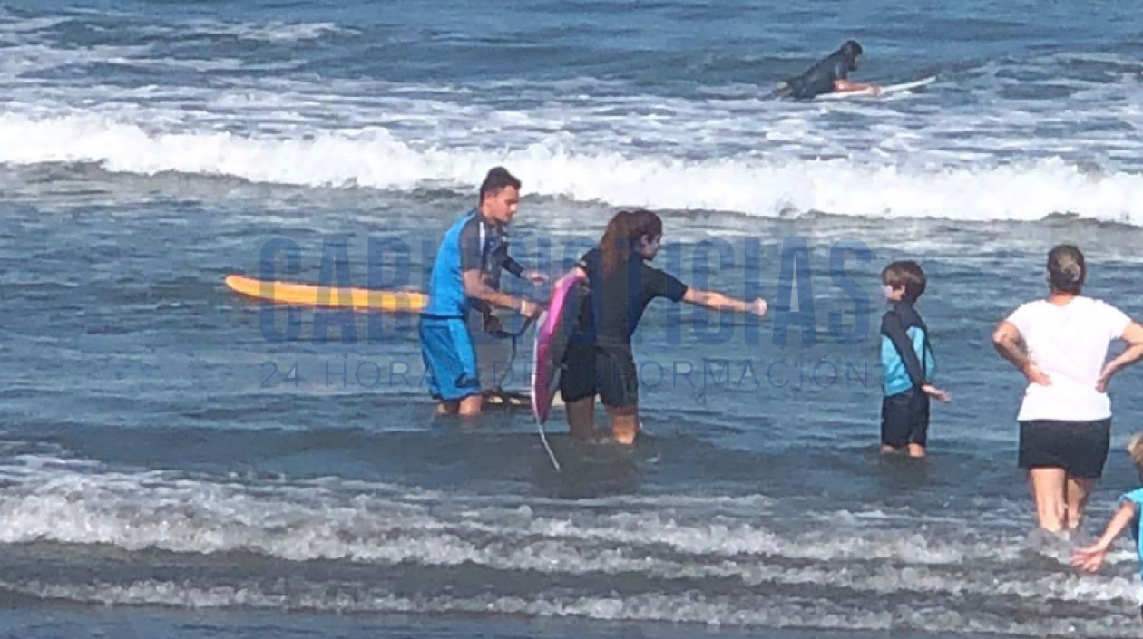 Shakira y su hijo Milan en playa de Tubará.