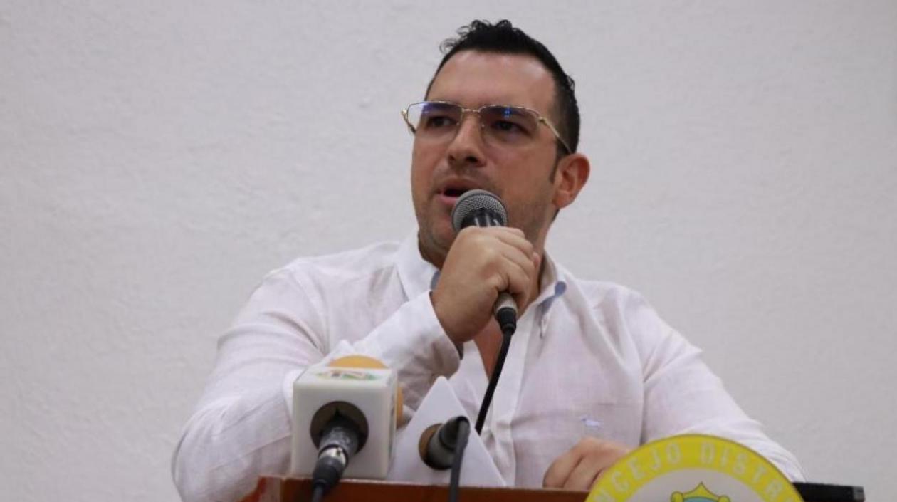 El excontralor de Barranquilla, Jesús María Acevedo Magaldi.