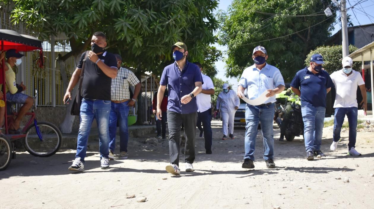 El Alcalde de Barranquilla, Jaime Pumarejo.