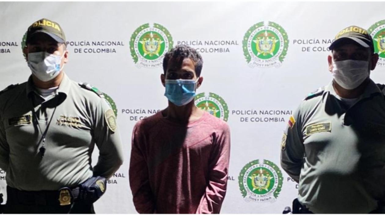 Alker Javier Morales, el venezolano capturado.