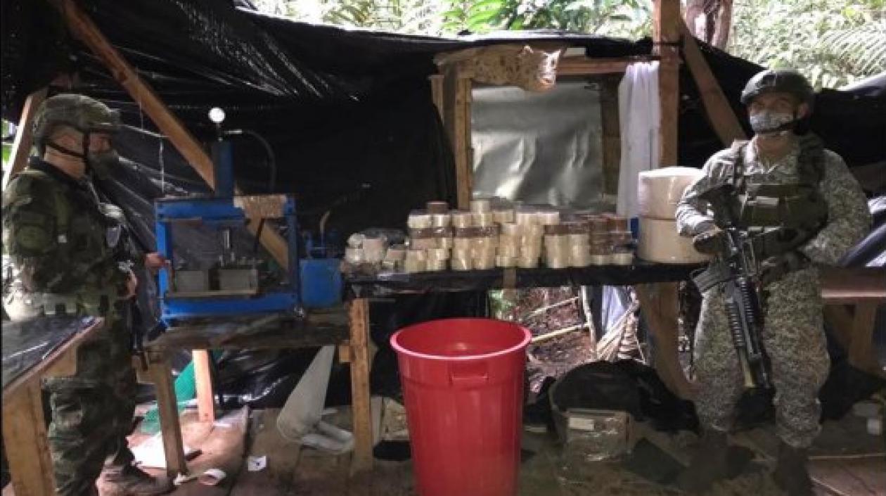 Droga incautada por la Armada