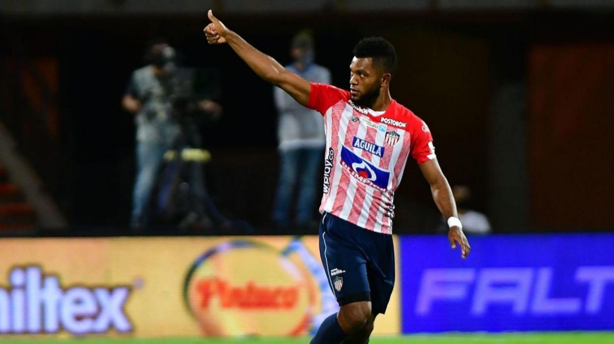 El delantero Miguel Ángel Borja.