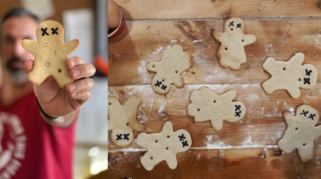 Las galletas que crearon.
