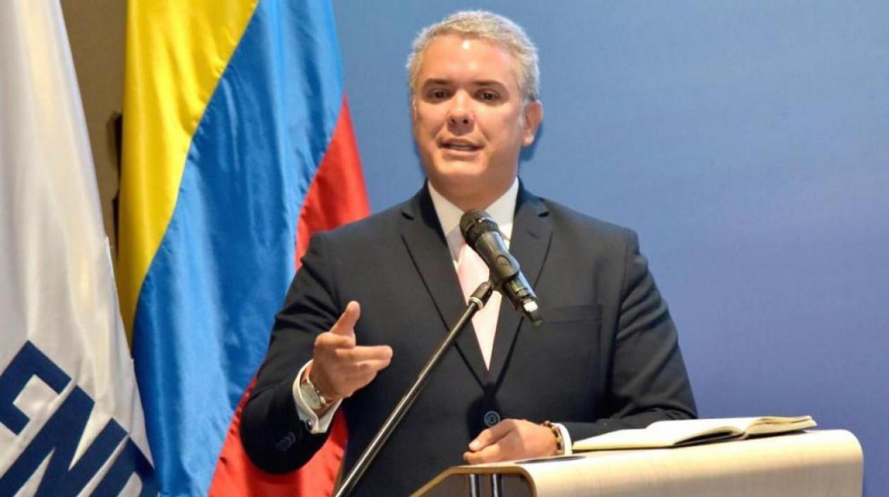 El Presidente de la República, Iván Duque.