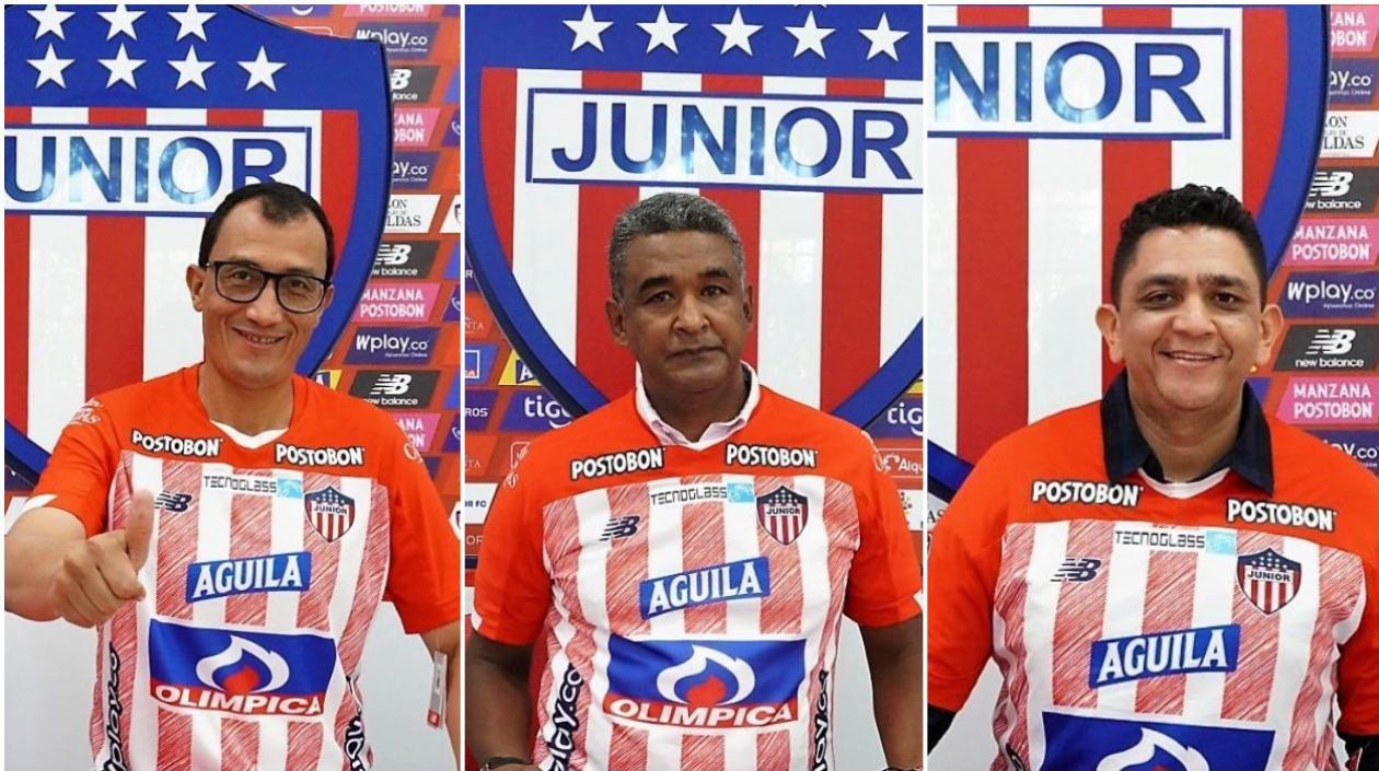 Jhon Jairo Escobar, Víctor Luna y Juan Camilo Quintero. 