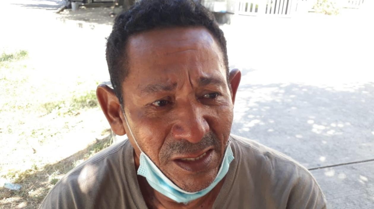 Julio César Badillo Galindo, hermano de la víctima. 