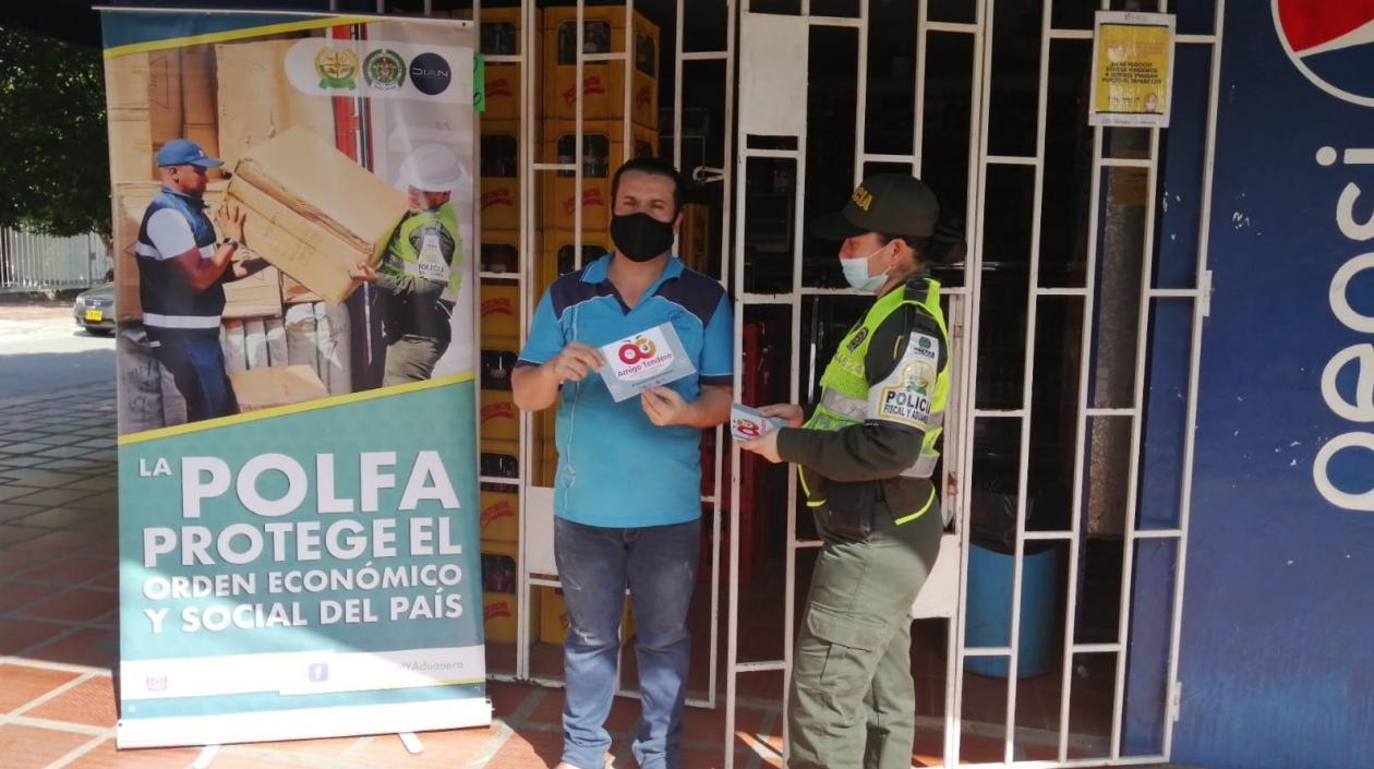 Campaña de la Policía Fiscal y Aduanera. 