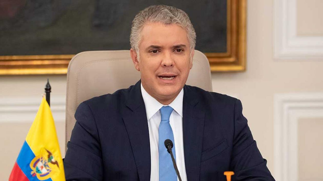 El Presidente de la República, Iván Duque.