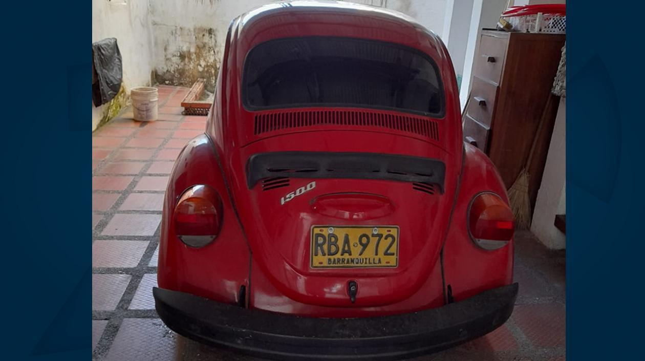 El vehículo verdadero cuya matrícula fue clonada.