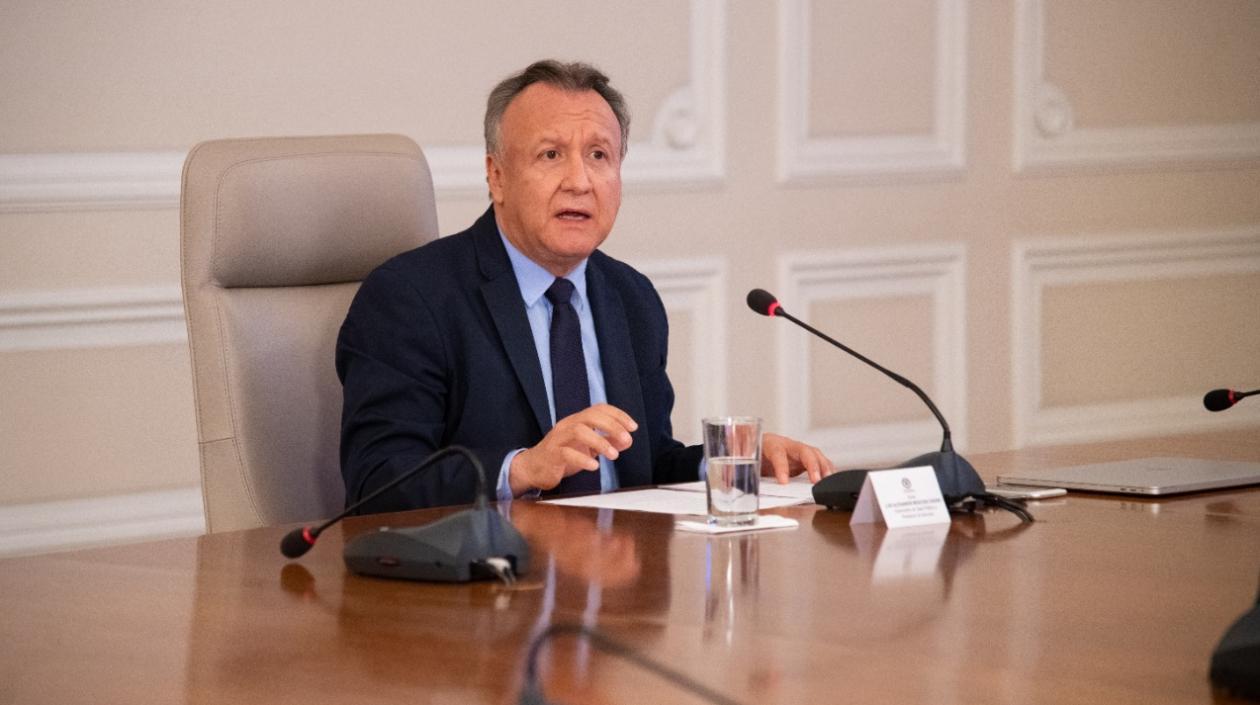 El viceministro de Salud, Luis Alexander Moscoso Osorio.