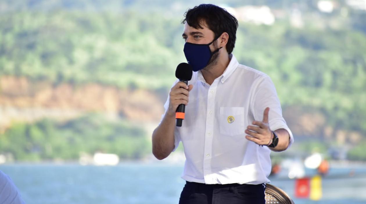 El Alcalde de Barranquilla, Jaime Pumarejo.