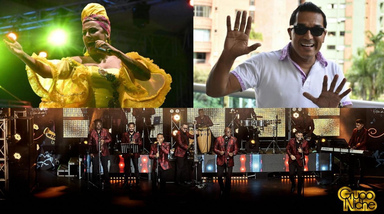 Maía, Checo Acosta y el Grupo Niche.