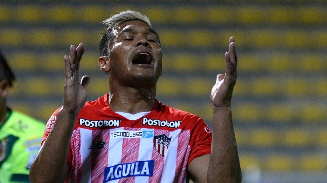 Teófilo Gutiérrez, delantero de Junior. 