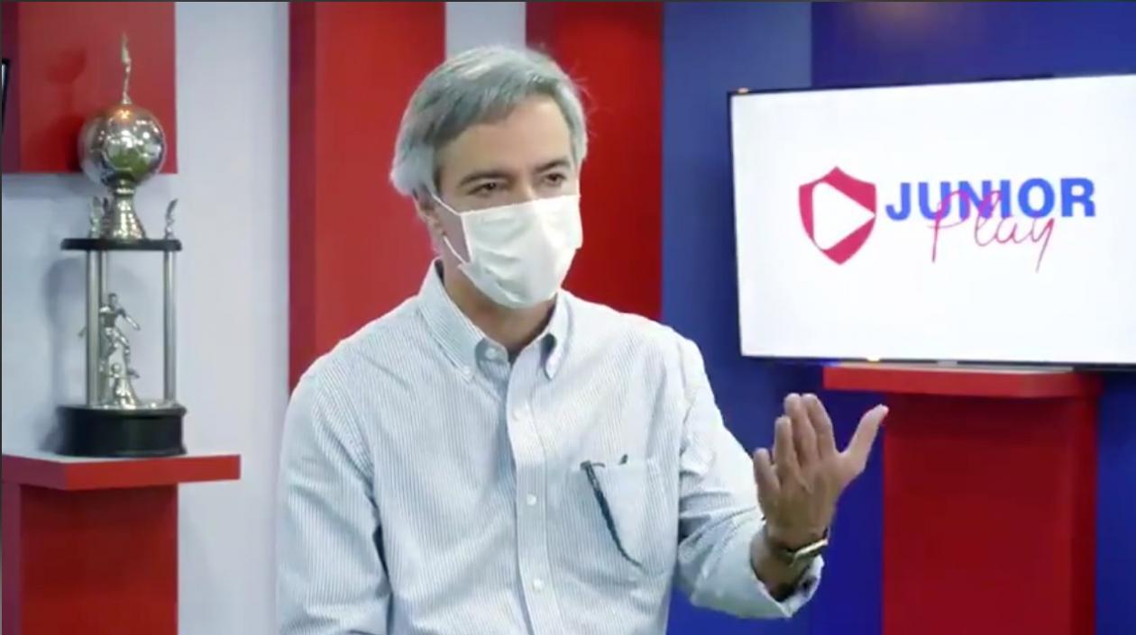Alejandro Arteta, presidente de Junior. 